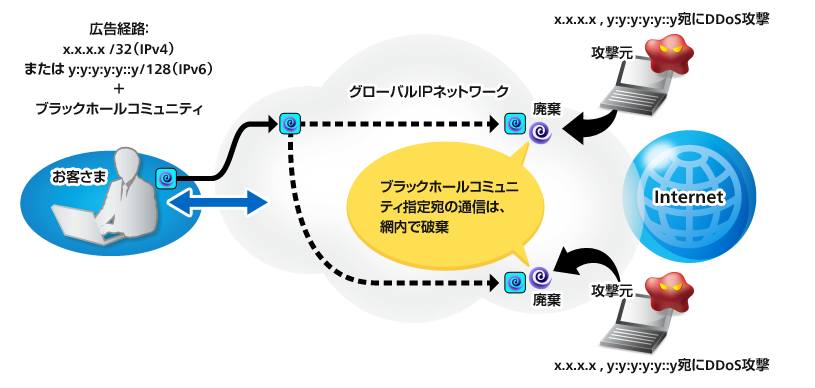 ブラックホールサービス図